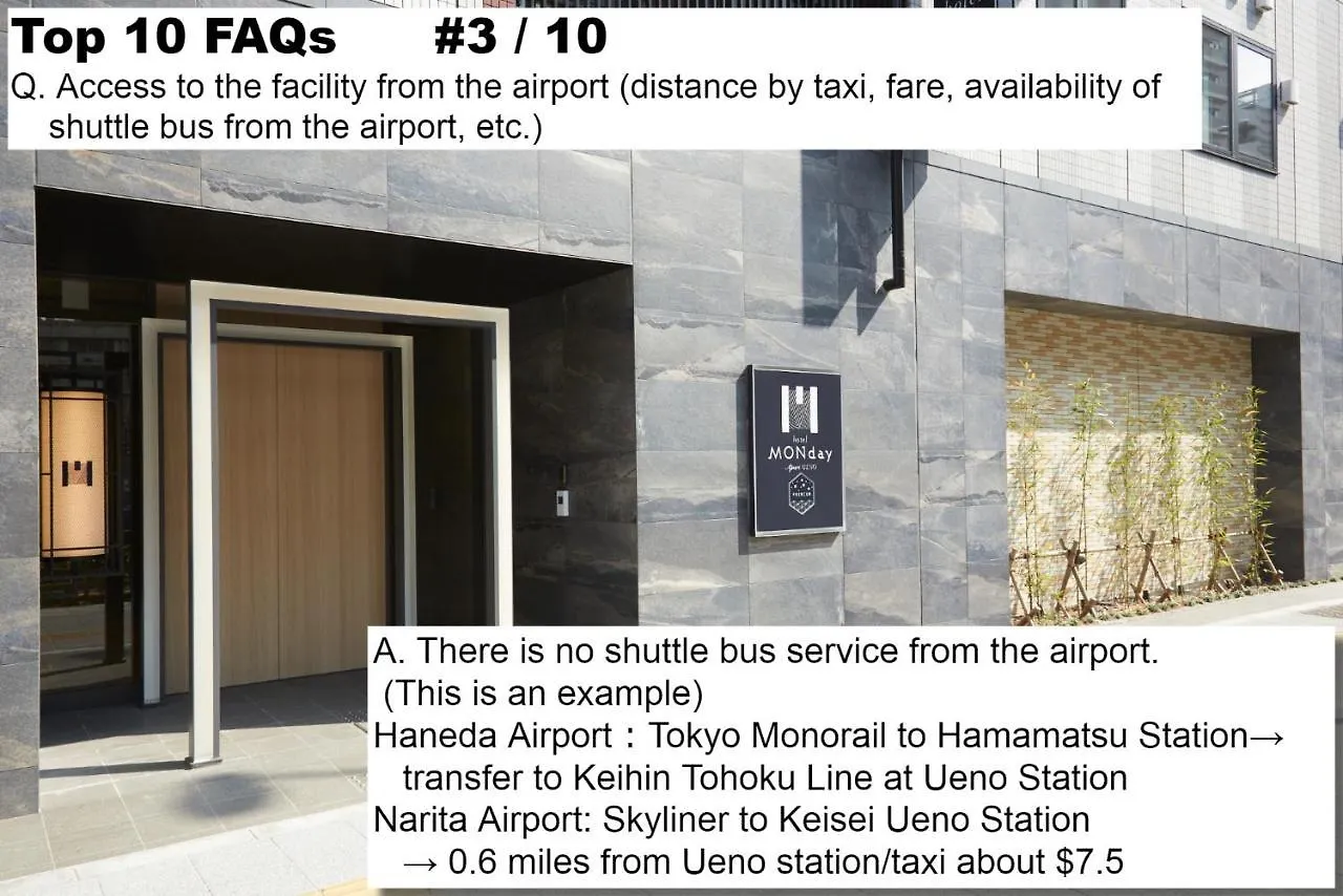 Aparthotel Monday Apart Premium Ueno Tokyo